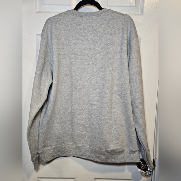 NWT Gray Sweatshirt with Highland Cow and Sunflowers. Size L - Picture 2 of 9